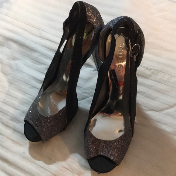 Guess Shoes Clearout 22 Shoes Guess Sparkle Heels Poshmark